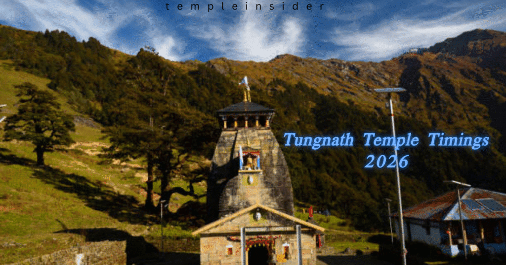 Tungnath Temple Timings 2026