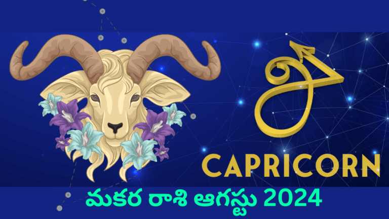 Capricorn Rasi Phalalu Aguste 2024