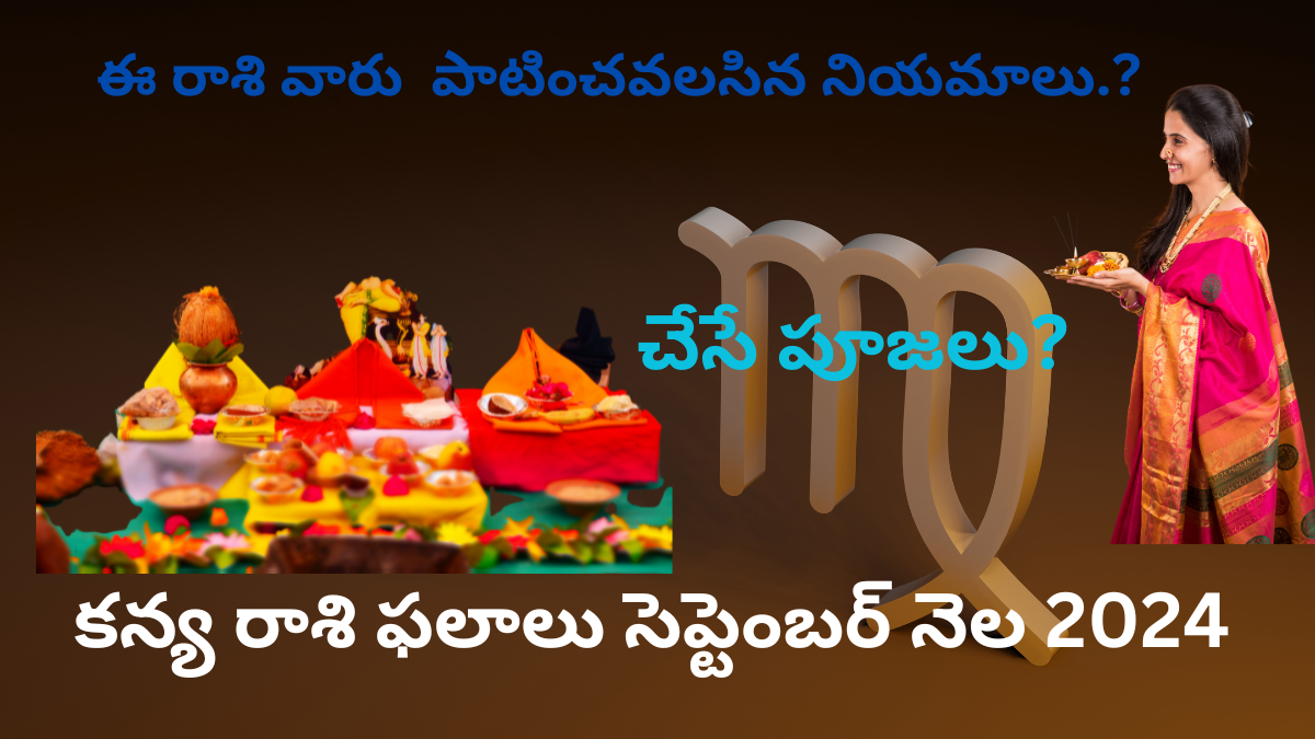 Virgo Rasi Phalalu September Month 2024