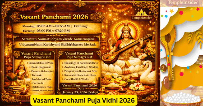 Vasant Panchami Puja Vidhi 2026