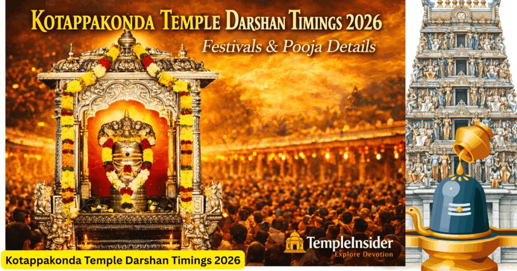 Kotappakonda Temple Darshan Timings 2026