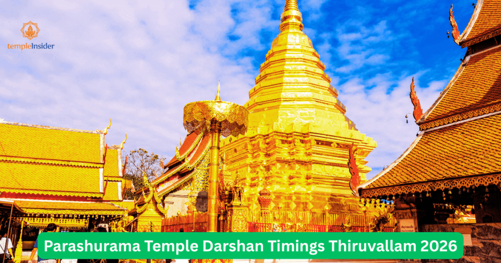 Parashurama Temple Darshan Timings Thiruvallam 2026 