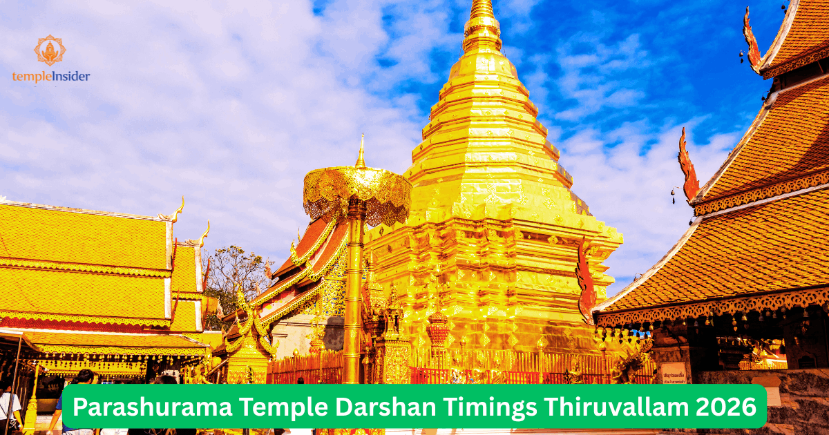 Parashurama Temple Darshan Timings Thiruvallam 2026 History