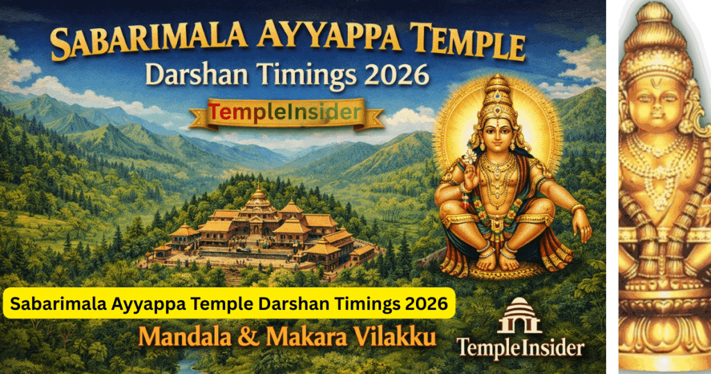 Sabarimala Ayyappa Temple Darshan Timings 2026