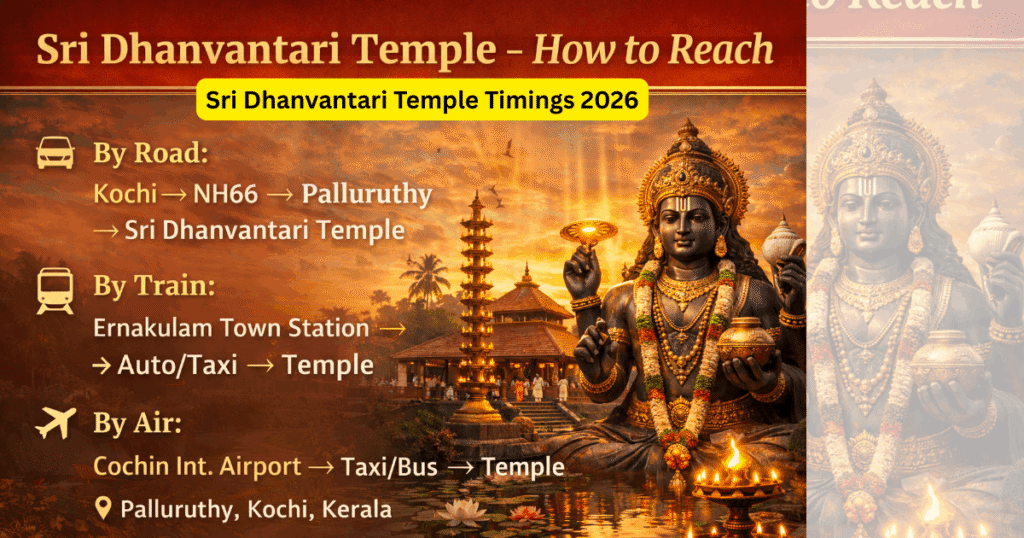 Sri Dhanvantari Temple Timings 2026 