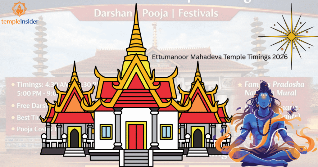 Ettumanoor Mahadeva Temple Timings 2026