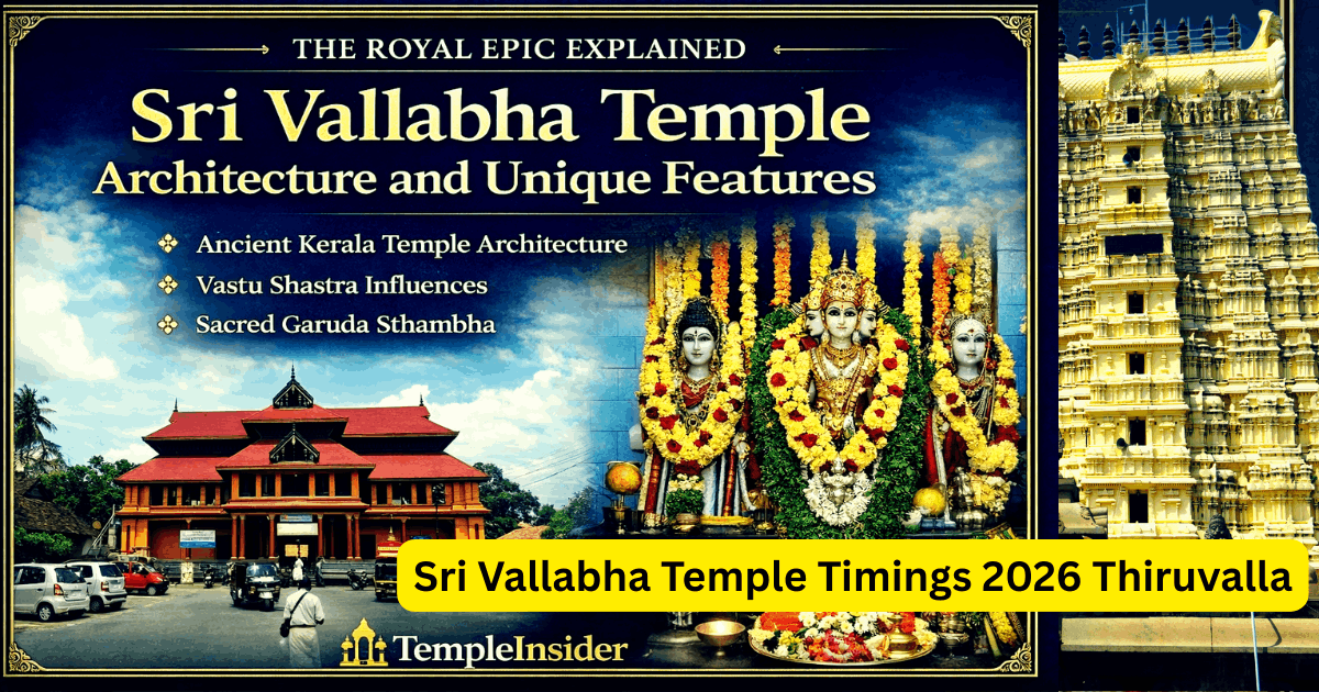 Sri Vallabha Temple Timings 2026 Thiruvalla