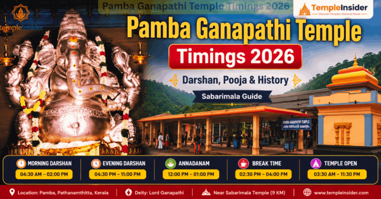 Pamba Ganapathi Temple Timings 2026