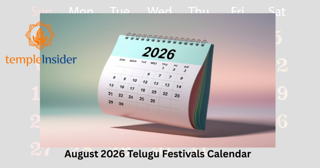 August 2026 Telugu Festivals Calendar
